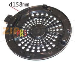 GRILLE NOIRE ASPIRATEUR 