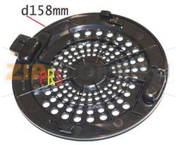 GRILLE NOIRE ASPIRATEUR 