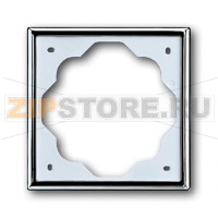 Рамка одноместная, хром ABB 2CKA001754A4514
