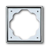 Рамка одноместная, хром ABB 2CKA001754A4514