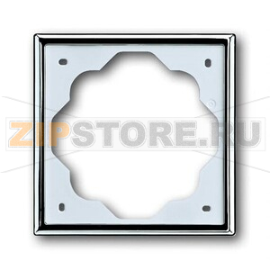 Рамка одноместная, хром ABB 2CKA001754A4514 