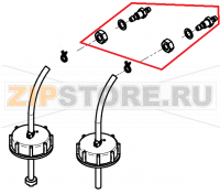 Partition screw connection CONVOClean system P3 / OES mini CONVOTHERM OES 10.10 