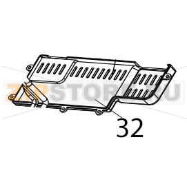 Electronic control box cover Hurakan HKN-IMF15M Electronic control box cover Hurakan HKN-IMF15MЗапчасть на деталировке под номером: 32