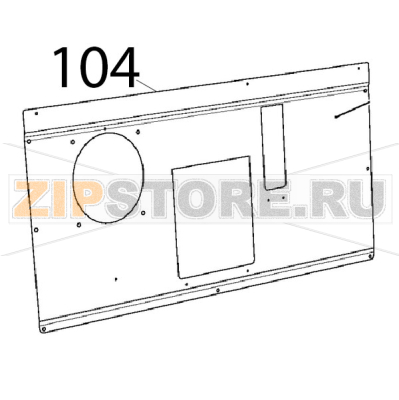 Schiena L.M. stefania Unox XFT 110 Schiena L.M. stefania Unox XFT 110Запчасть на деталировке под номером: 104
