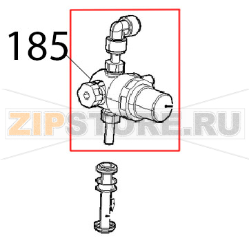 Riduttore di pressione con distri Unox XBC 615EG Riduttore di pressione con distri Unox XBC 615EGЗапчасть на деталировке под номером: 185