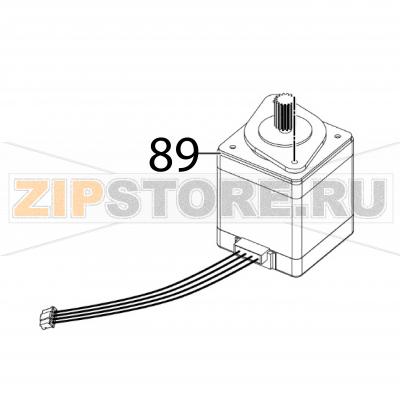 Stepping motor-LF Sato CT412LX TT Stepping motor-LF Sato CT412LX TTЗапчасть на деталировке под номером: 89Название запчасти на английском языке: Stepping motor-LF Sato CT412LX TT.
