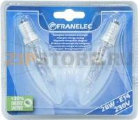 LAMPE ECO HALO 28W E14 2000H *2*BLISTER