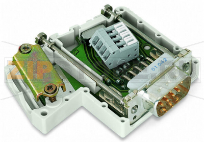 Разъем полевой шины PROFIBUS; с вилкой D-Sub; 9-пол.; светло-серые Wago 750-960 Соединитель полевой шины связывает устройство PROFIBUS с линией PROFIBUS.Характерные особенности соединителя полевой шины:2 горизонтальных кабельных ввода. Один входной и один выходной.Быстрое и не требующее технического обслуживания соединение CAGE CLAMP® может удерживаться в раскрытом положении с помощью специального механизма.Внешне управляемый переключатель для активации и/или деактивации согласующего резистора сети....