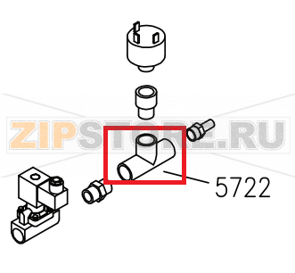 Tee 1/2&#039; FFF Ottone Aristarco TR 1650                         Tee 1/2' FFF Ottone Aristarco TR 1650Запчасть на сборочном чертеже под номером: 5722Название запчасти Aristarco на итальянском языке: Tee 1/2' FFF Ottone Aristarco TR 1650