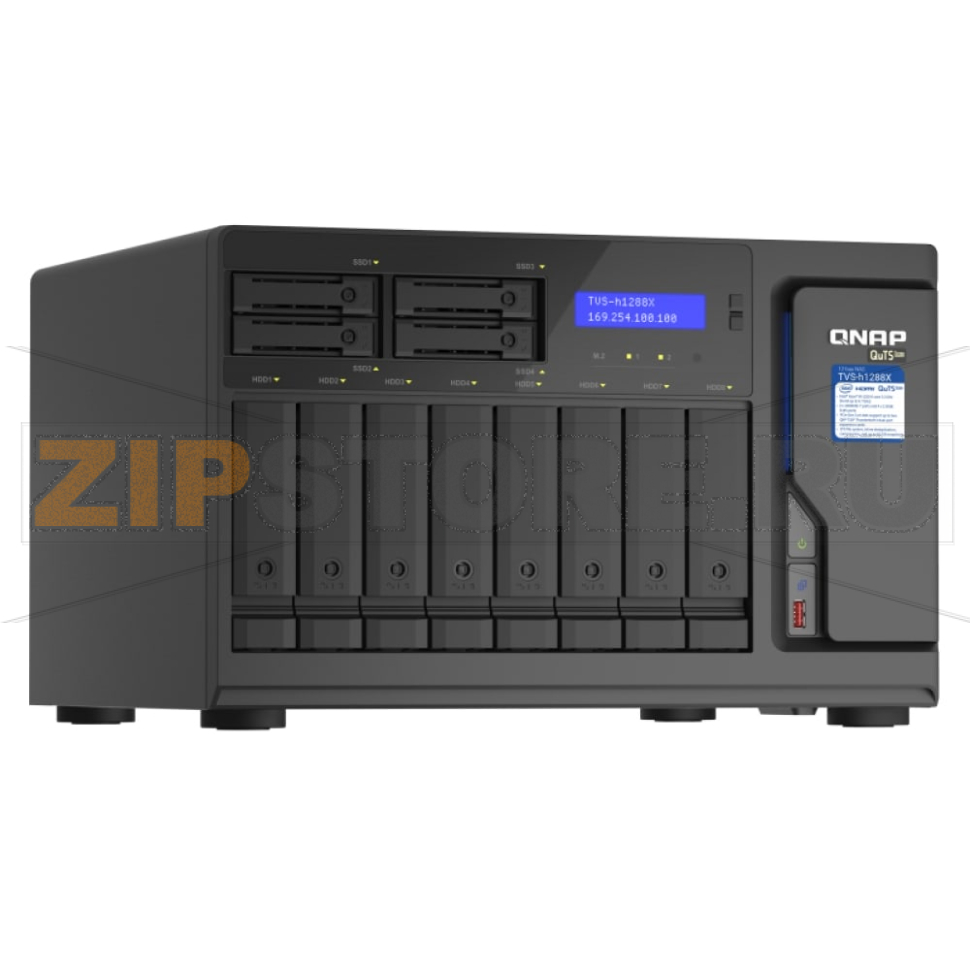 Накопитель сетевой QNAP TVS-H1288X 