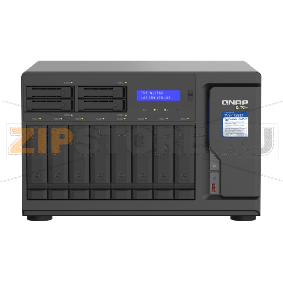 Накопитель сетевой QNAP TVS-H1288X 