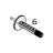 Ribbon rewind spindle assembly TSC PEX-1130