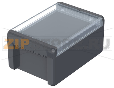 Корпус, 191x125x90 мм, поликарбонат UL 94 V0, прозрачная крышка Bopla B 181309 PC-V0-G 7024 