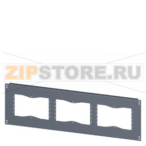 SIVACON, base, with cutouts for flanges, IPXX, T: 400 mm, W: 900 mm, zinc-plated Siemens 8MF1094-2UB52-0 