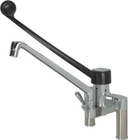 ОДНОРЫЧАЖНЫЙ СМЕСТИТЕЛЬ НА ДВА ОТВЕРСТИЯ