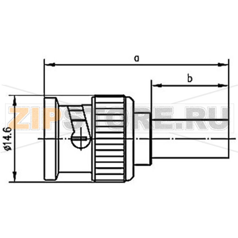 Разъем BNC, 75 Ом, 1 шт Telegärtner J01002A1288Y 