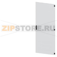 SIVACON, door, on the right, ventilated, IP40, H: 2200 mm, W: 800 mm, RAL 7035, Protection class 1 Siemens 8MF1280-2UT14-2BA2