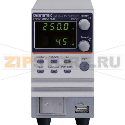 Блок питания лабораторный, регулируемый, 0-250 В, 0-4.5 А, 360 Вт, USB GW Instek PSW250-4.5 