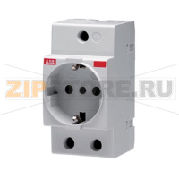 Розетка щитовая, 2Р+N, 16 A, M1173 ABB 2CSM110000R0701