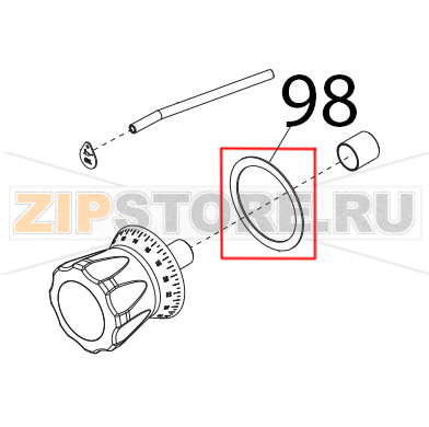 Rondella plex man. num. Sirman Palladio 300 Rondella plex man. num. Sirman Palladio 300Запчасть на деталировке под номером: 98