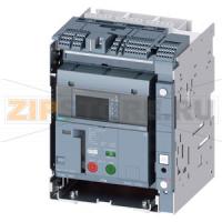draw-out molded case circuit breaker with guide frame and PSS frame 1600; with RTC and 4AUX trip alarm switch S24; Icu "C" Icu=110kA @ 415V, 3-pole ETU660, LSIG, In=1250A display, meas., comm. function Ir=500...1250A Isd=0.6...10xIn, Ii=1.5...15xIn N cond