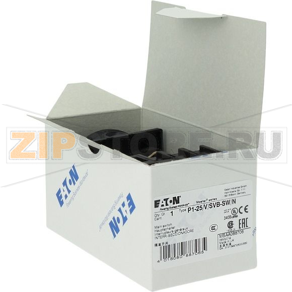Выключатели главные, P1, 25 A, 3-полюсн. + N Eaton P1-25/V/SVB-SW/N 