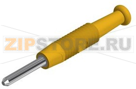 Разъем лабораторный 2 мм, желтый Hirschmann MST 3 YELLOW 