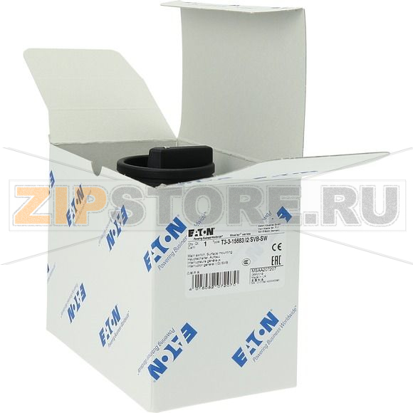 Выключатели главные, T3, 32 A, 3 модуля, 3-полюсн Eaton T3-3-15683/I2/SVB-SW 