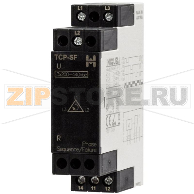 Реле контроля фаз 440-200 В/AC, 1 шт Hiquel TCP-SF 