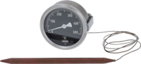 TELETERMOMETER BLACK ø 60 mm 0-500°C