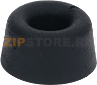 HARD RUBBER ROUND FOOT 9x5XH9