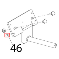 Vite senza testa DIN913, M8x10CE Sirman Palladio 350 Automec