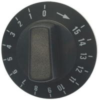 BLACK KNOB ø 50 mm 0-15