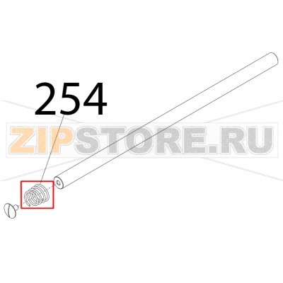 Molla barra tonda SG CE Sirman Palladio 350 Automec Molla barra tonda SG CE Sirman Palladio 350 AutomecЗапчасть на деталировке под номером: 254