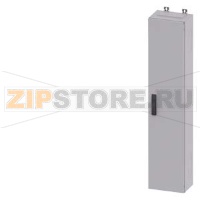 ALPHA 400, wall-mounted cabinet, IP55, Protection class 1, H: 1400 mm, W: 300 mm, T: 210 mm, RAL 9016 Siemens 8GK1123-7KA12