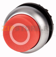 Головка кнопки выступающая без фиксации, красная Eaton M22-DH-R-X0