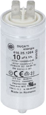CAPACITOR 10 MF 450V ALUMINIUM S2 