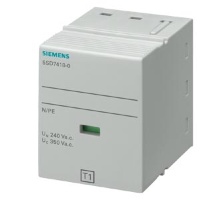 МОДУЛЬ ТИП 1 N-PE REQUIREMENT КАТЕГОРИЯ B, UC 350V 1ПОЛ. F. КОМБИНИР.ОГРАНИЧИТЕЛЬ ПЕРЕНАПРЯЖЕНИЙ 5SD744... AND РАЗРЯДНИК МОЛНИЕЗАЩИТЫ 5SD741. Siemens 5SD7418-0