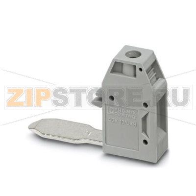 Клеммы-отводы Phoenix Contact AGK 10-UKH 150/240 Тип подключения: Специальное и комбинированное подключение, Сечение: 0,5 мм² - 10 мм², AWG: 20 - 8, Ширина: 10,2 мм, Высота: 34,7 мм, Цвет: cерый, Тип монтажа: На основной элемент.Минимальный заказ: 10 шт.Упаковка: 10 шт.