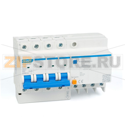 Дифавтомат 20 А, 30 мА, 6 кА Chint NXBLE-63 