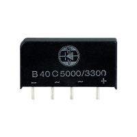 Мост диодный 5 А, 600 В, кремниевый, однофазный, корпус: SIL-4 Diotec B250C5000A