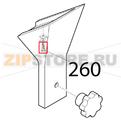 Vite fiss. gambo Sirman Topaz 250 Vite fiss. gambo Sirman Topaz 250Запчасть на деталировке под номером: 260