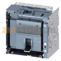 draw-out switch disconnector with handle with guide frame and PSS frame 1600; 4AUX Icu=55kA @ 415V, 4-pole, right SD100; In=1600A without overload protection w/o short-circuit protection rear vertical connection Siemens 3VA2716-5.A51-....