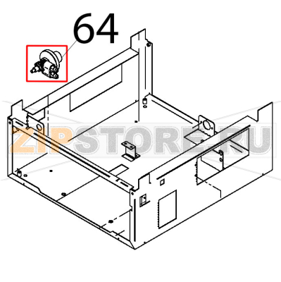 Dosatore brillantante nero Teikos TS601 Dosatore brillantante nero Teikos TS601Запчасть на деталировке под номером: 64