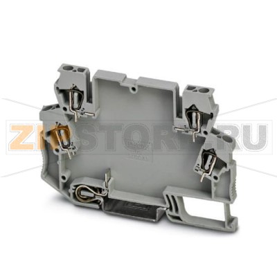 Корпус в полной комплектации Phoenix Contact STTCO-LG 2,5/4 PE GY для максимального оснащения, с дополнительным контактом PE, 4 позиции, цвет: серый.Минимальный заказ: 50 шт.Упаковка: 50 шт.