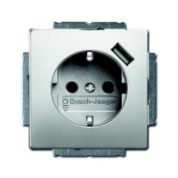Розетка USB 16 А, 700 мА, сталь ABB 2CKA002011A6184