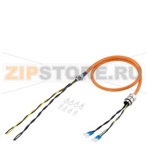 СИЛОВОЙ КАБЕЛЬ, 4X16 C, РЕЗЬБОВОЕ СОЕДИНЕНИЕ M40 ДЛЯ СИЛОВОГО МОДУЛЯ SINAMICS S120 MOTION-CONNECT 800 ПОВЫШЕННОЙ ГИБКОСТИ, UL/CSA, DESINA DМАКС.=23,6 ММ ДЛИНА (M) = Siemens 6FX8002-5CR52-.... 