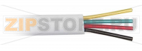 Hyperline UTC2x2x0.12-C2-PATCH-INDOOR (TC-4-WH) Кабель телефонный, плоский, 4 провода, многожильный, белый (100м)