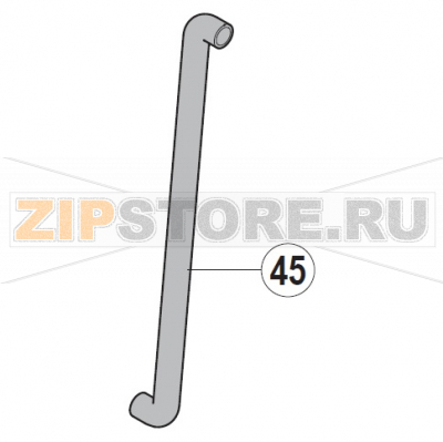 Hose Hobart UXT-10A                                    Hose Hobart UXT-10AЗапчасть на сборочном чертеже под номером: 45Название запчасти на немецком языке языке: Hose Hobart UXT-10A