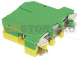 MORSETTO SINGOLO GIALLO/VERDE 